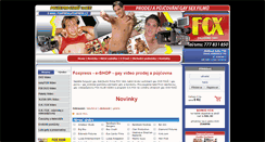 Desktop Screenshot of foxpress.cz