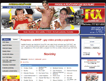 Tablet Screenshot of foxpress.cz